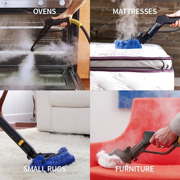 DUPRAY Tosca Steam Cleaner Commercial-Grade Corded with Digital Interface, for Car Detailing, Grout, Tile Restoration and More