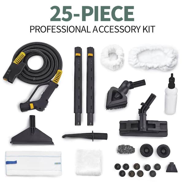 DUPRAY Tosca Steam Cleaner Commercial-Grade Corded with Digital Interface, for Car Detailing, Grout, Tile Restoration and More