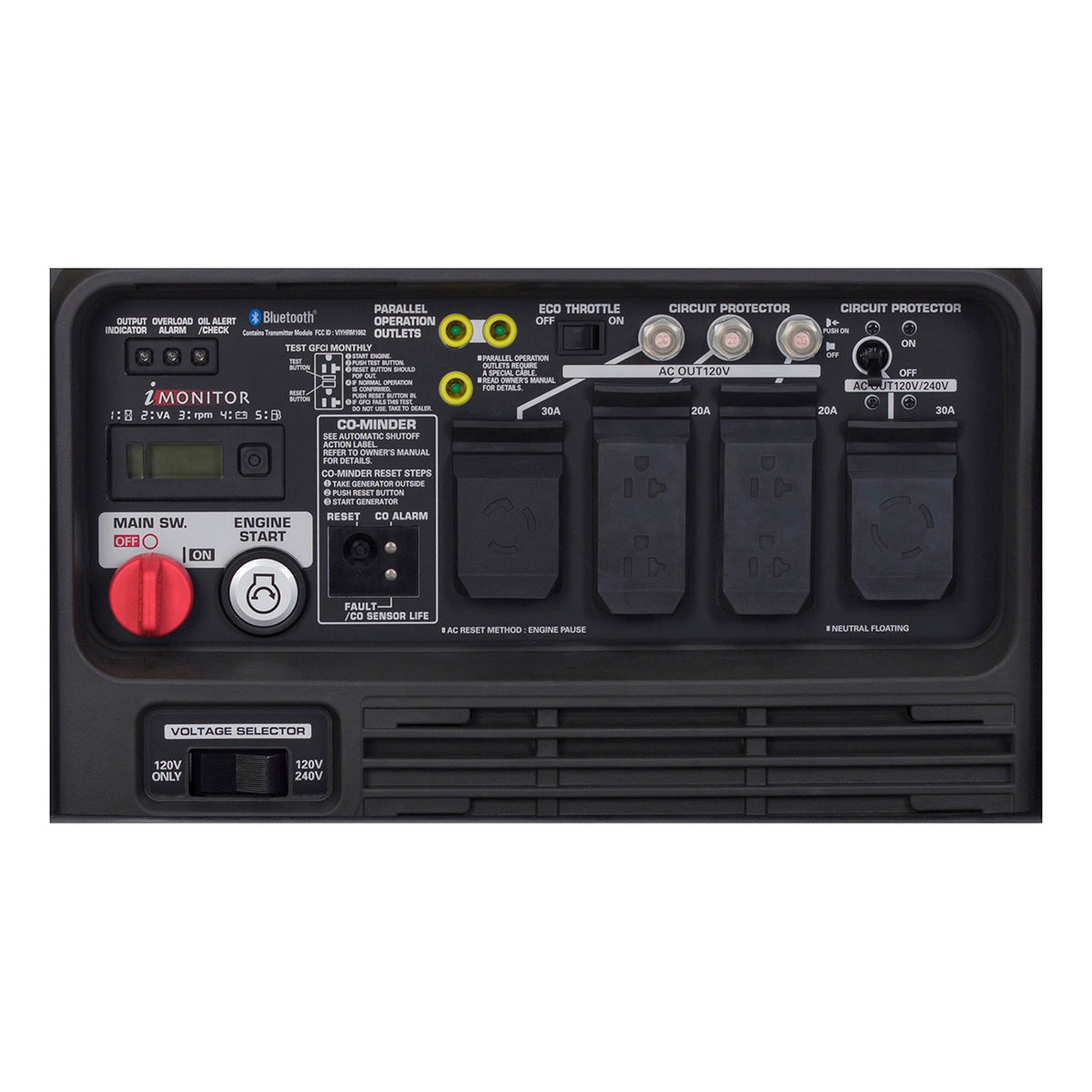 Honda EU7000iS Generator Controls