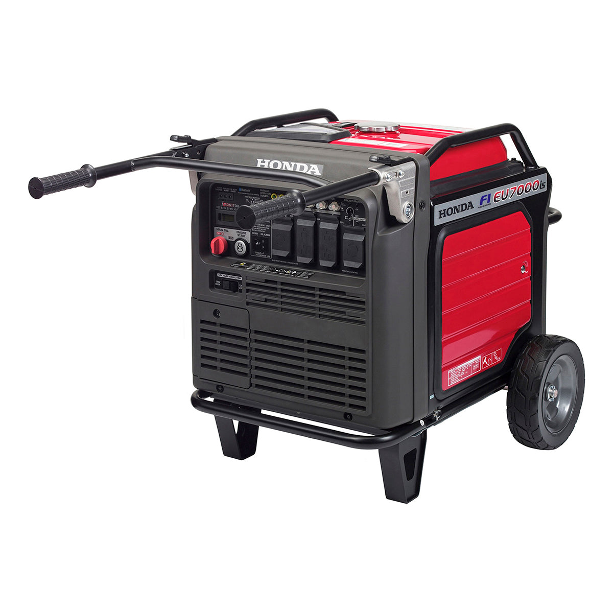 Honda EU7000iS Generator Handles Up