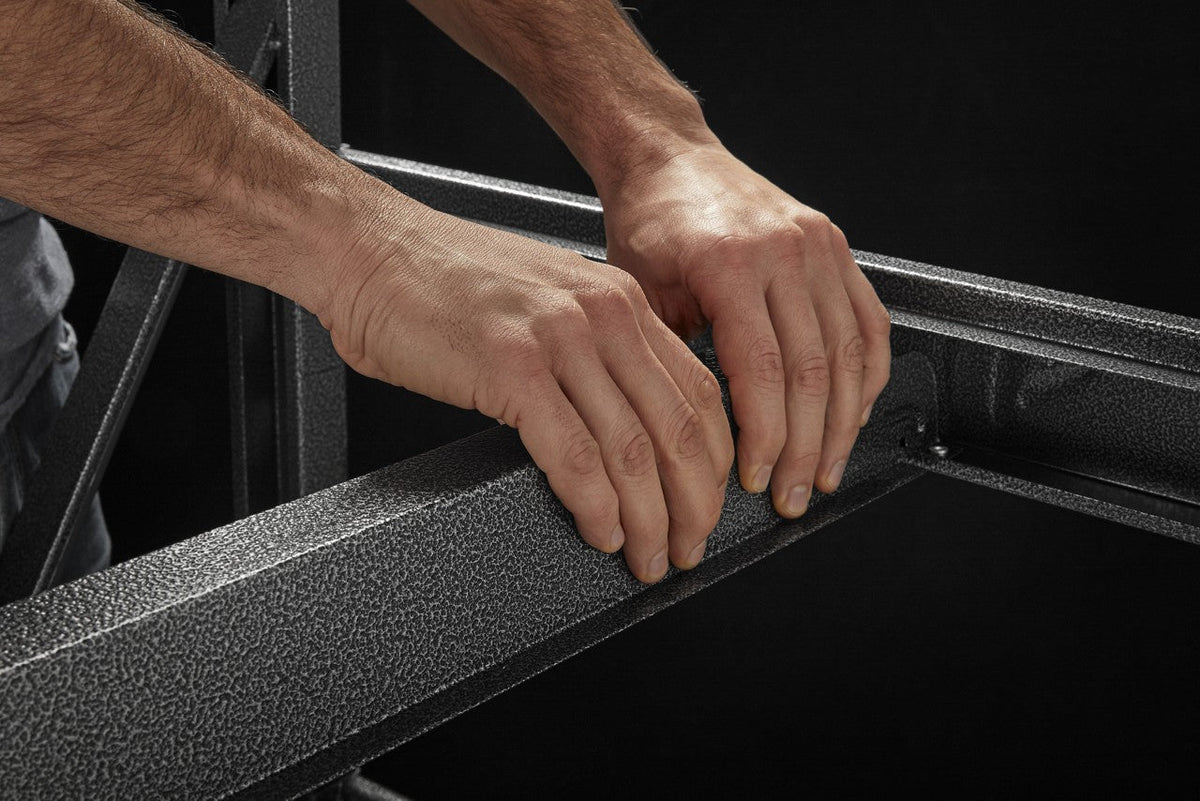 77" Wide Heavy Duty Rack with Four 24" Deep Shelves
