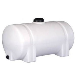 Buy 65 Gallon Horizontal Leg Tank in White by Norwesco of White color for only $329.99